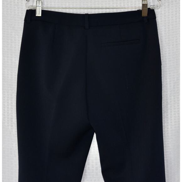 Armani Exchange Designer Pants High Rise Trousers Navy Slacks Size 8 - Picture 6 of 10